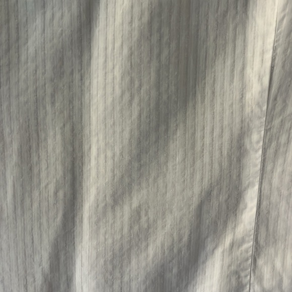 Chico’s white, 3/4 sleeved blouse. Long. V neck with cotton bead pattern. Chico2 - Picture 7 of 9